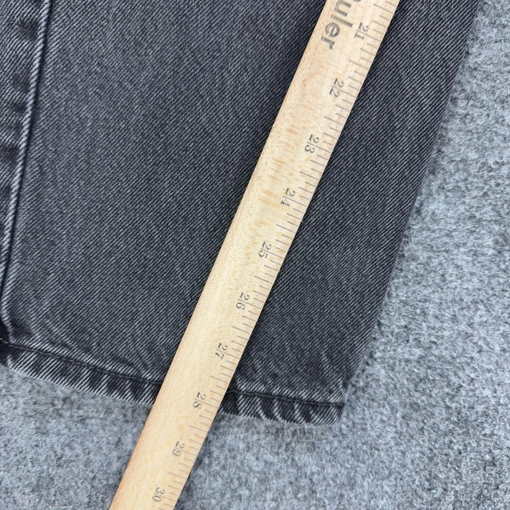Levis 550 Jeans Mens 30x28 Black Relaxed Fit Tapered Denim Pants